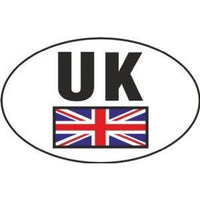 W4 Uk Small Sticker Oval 101Mm X 64Mm 37192