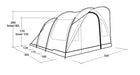 Outwell Sky 5 Pole Tent Blue 5 Person Outwell - UK Camping And Leisure