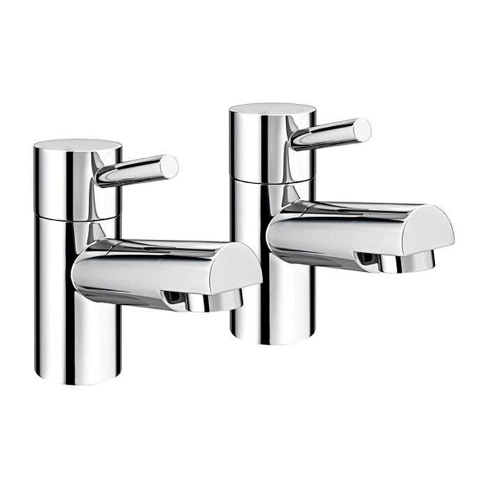 AG Risby Lever Style Basin Taps (Pair) Chrome