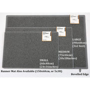 Nicoman Grey Spaghetti Mat 40X60 6040RWGREY Nicoman - UK Camping And Leisure