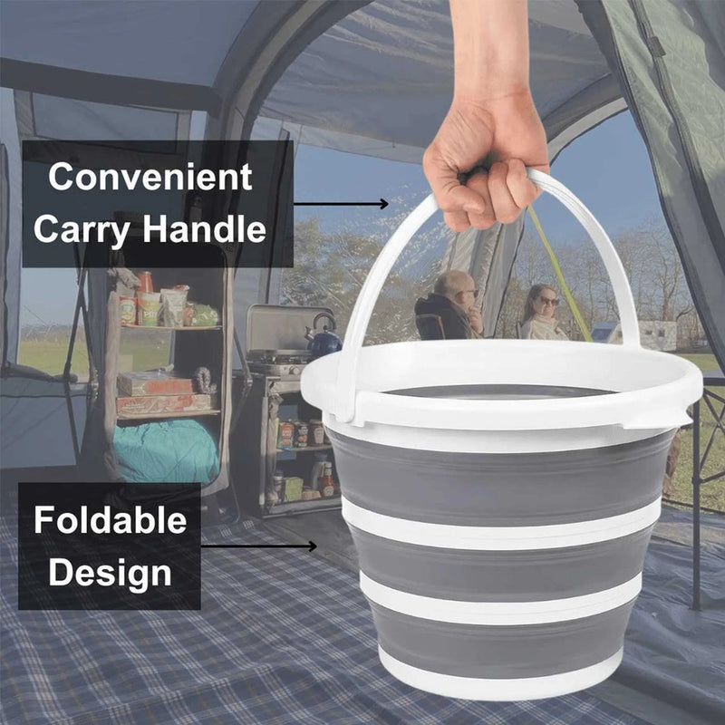 Olpro 10L Collapsible Folding Bucket - Durable & Portable