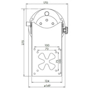LCD TV Tilting Bracket (Ceiling Mount) Nova - UK Camping And Leisure