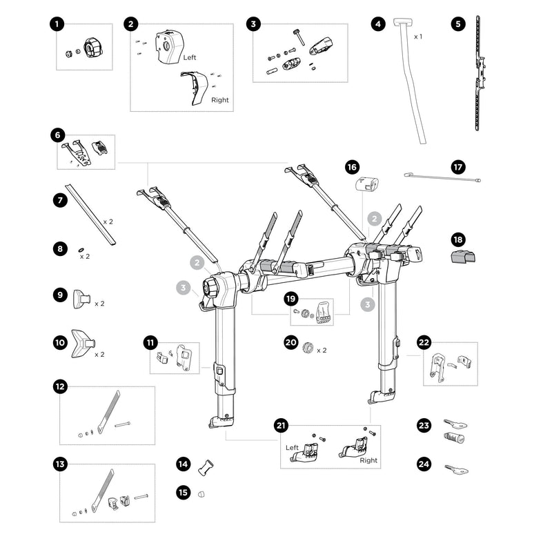 Thule Cap Nut M6 Spare Part