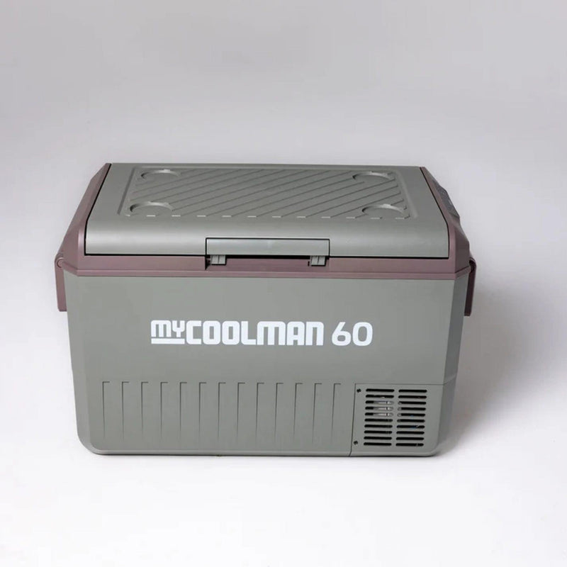 myCOOLMAN 60L Portable Fridge/Freezer Single Zone 12/24V DC + 240V AC Bluetooth App Control