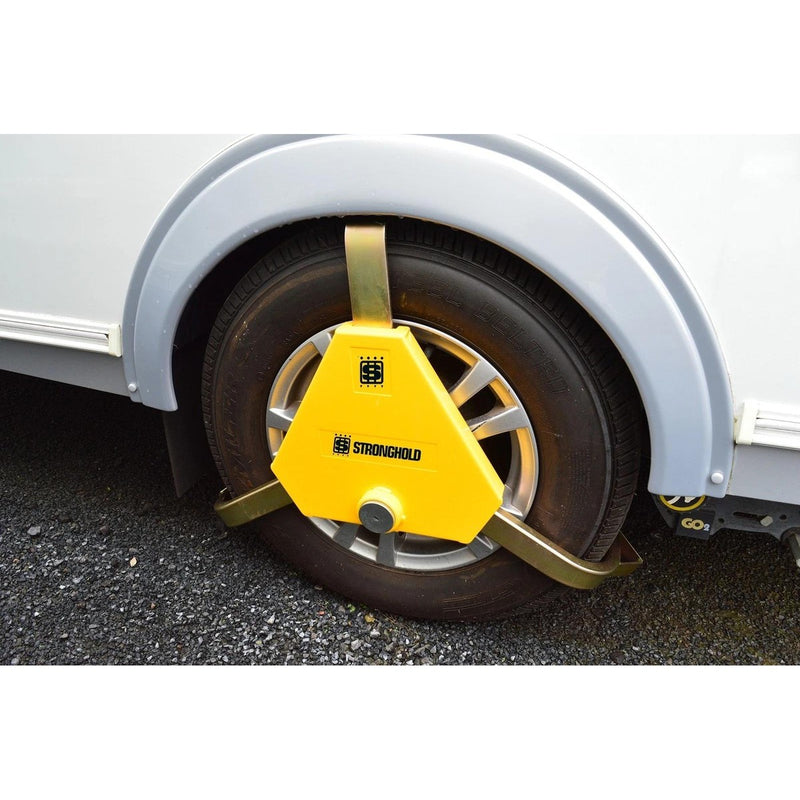 Stronghold Wheel Clamp Apex Triangular 15" to 18" for Trailers & Caravans SH5456 - View 2