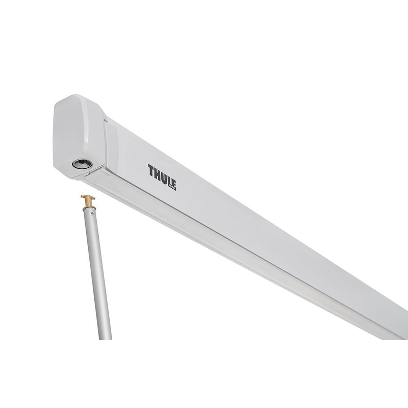 Thule 4200 4.50x2.00m Wall Awning White with Fabric Finish Mystic Grey - View 4