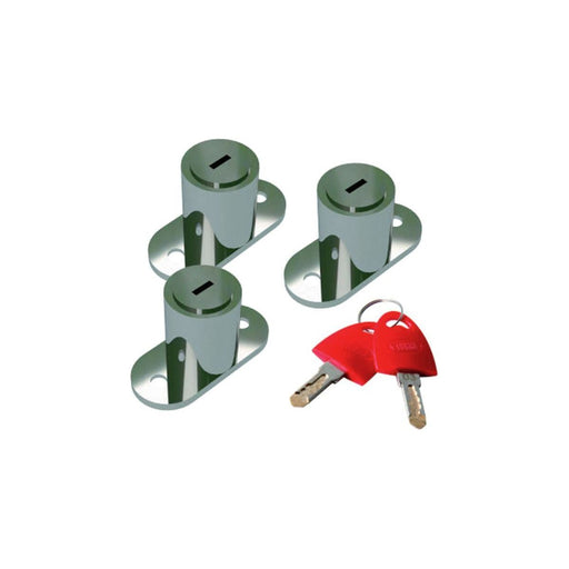 Fiamma Safe Door Lock & Key Set (3 Pack) for Caravan/Motorhome Fiamma - UK Camping And Leisure