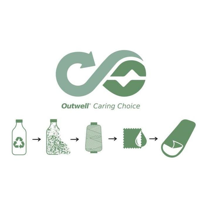 Outwell Contour Lux XL Sleeping Bag 3 Season Green