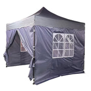 Sides for Louisiana Pavillion in grey (2 x doors, 2 x windows) UK Camping And Leisure - UK Camping And Leisure