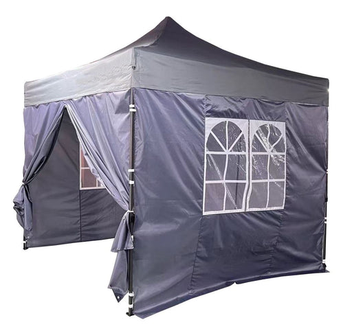 Sides for Louisiana Pavillion in grey (2 x doors, 2 x windows) UK Camping And Leisure - UK Camping And Leisure