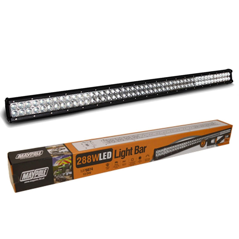 Maypole MP5074 288W 96x3W Spot/Flood Combo XL LED Light Bar 12/24V 1115MM 45"