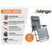 Vango Riviera Camping Lounger Heather Grey Chair Vango - UK Camping And Leisure