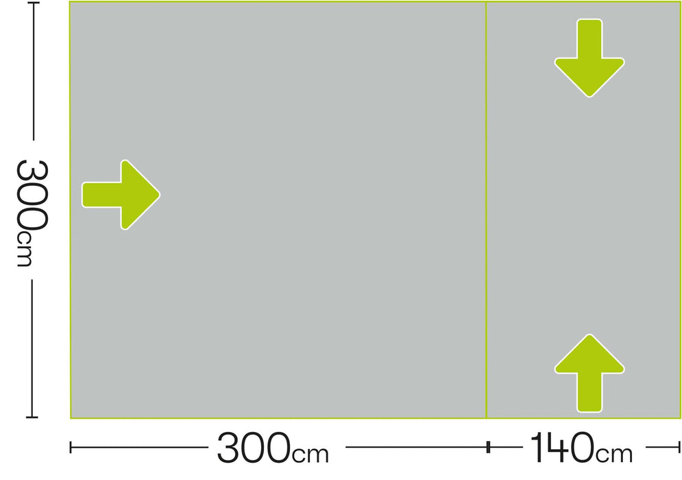 Quest Kestral Poled Drive Away Tailgate Campervan Awning (T5,6,6.1) Quest Leisure - UK Camping And Leisure