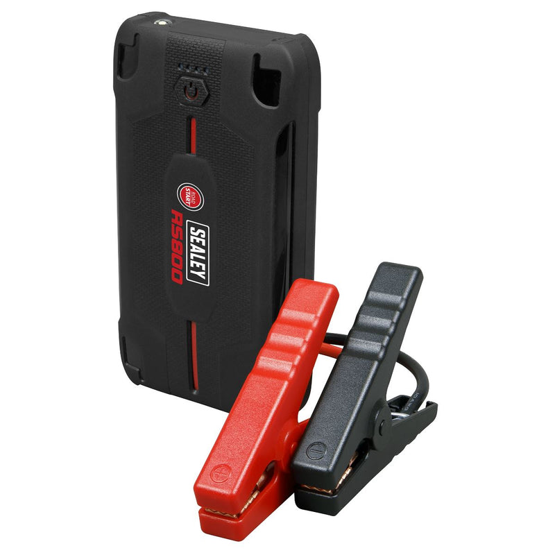 Sealey RoadStartï 800A 12V Lithium-ion Jump Starter Power Pack RS800 Sealey - UK Camping And Leisure