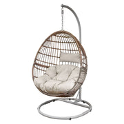 Dellonda Single Swinging Egg Chair with Cushion DG60 Dellonda - UK Camping And Leisure