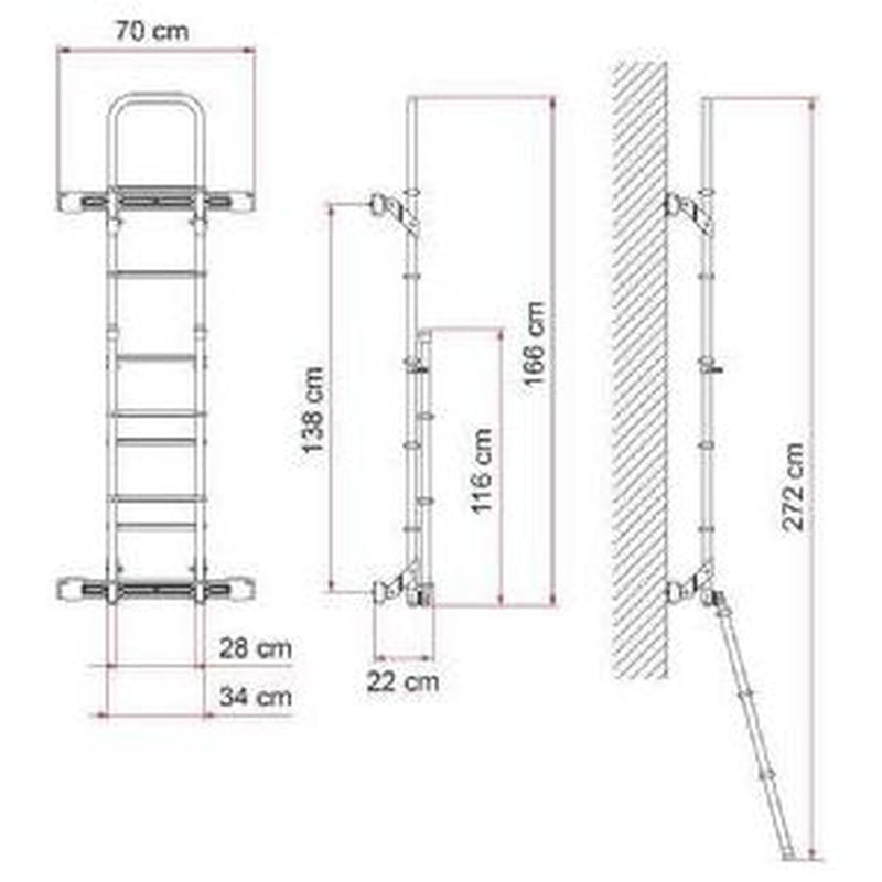 Fiamma Kit Bars Deluxe Sprinter >06/Crafter >06 <16 D Black 08772-03A Fiamma - UK Camping And Leisure