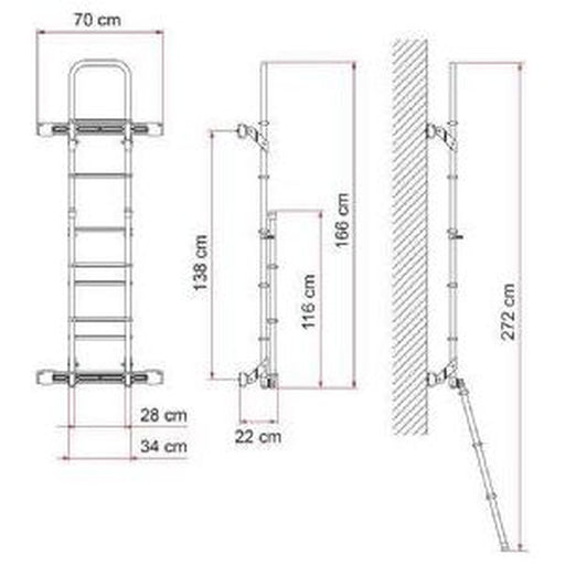 Fiamma Kit Bars Deluxe Sprinter >06/Crafter >06 <16 D Black 08772-03A Fiamma - UK Camping And Leisure