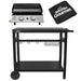 Dellonda 2 Burner Portable Gas Plancha, Cover & Trolley DG249 Dellonda - UK Camping And Leisure