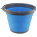 Via Mondo Bucket 10Ltr Foldable Blue/Grey 1165189 Via Mondo - UK Camping And Leisure