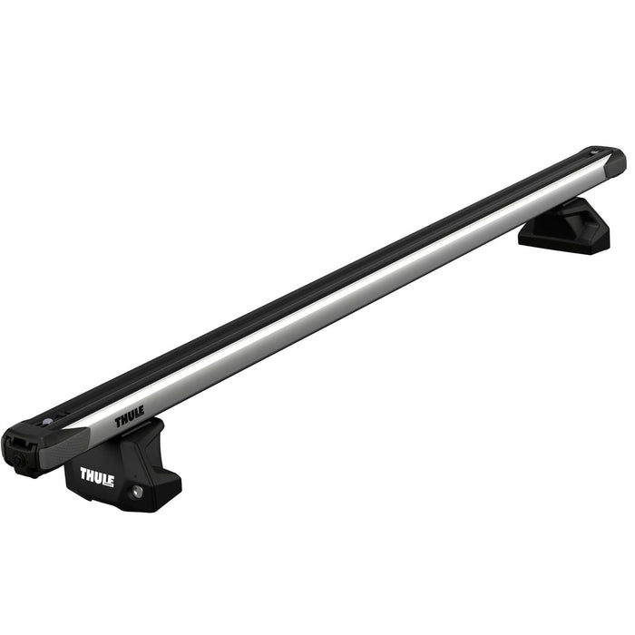Thule SlideBar Evo Roof Bars Aluminum fits Ford Transit Custom 2024- 4 doors with Flush Rails Thule - UK Camping And Leisure