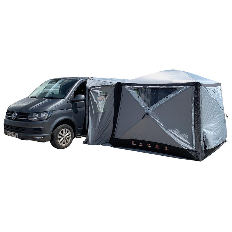 Quest Screen House 4 Pro pop up Gazebo (Grey) Quest Leisure - UK Camping And Leisure