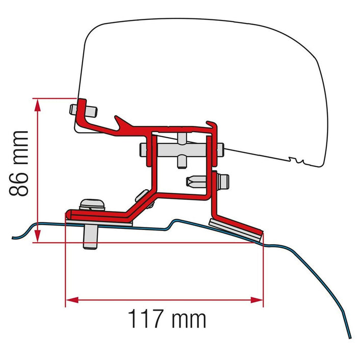Fiamma Kit for Ford Custom (98655Z044) Fiamma - UK Camping And Leisure
