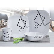 Reimo Cuneo Anti Slip 16pc Melamine Set 91713 Camp 4 - UK Camping And Leisure