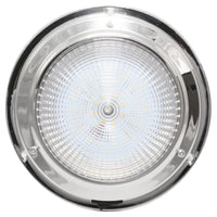 AAA 12V Stainless Dome Light Warm White LED 137mm 4" Dome