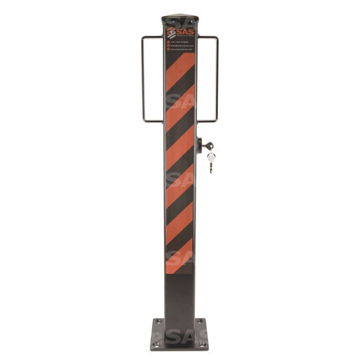 SAS Security Products SAS SAS Heavy-Duty Security Post Folding Bolt Down Lock Keyed Alike - Main Product Image | UK Camping and Leisure