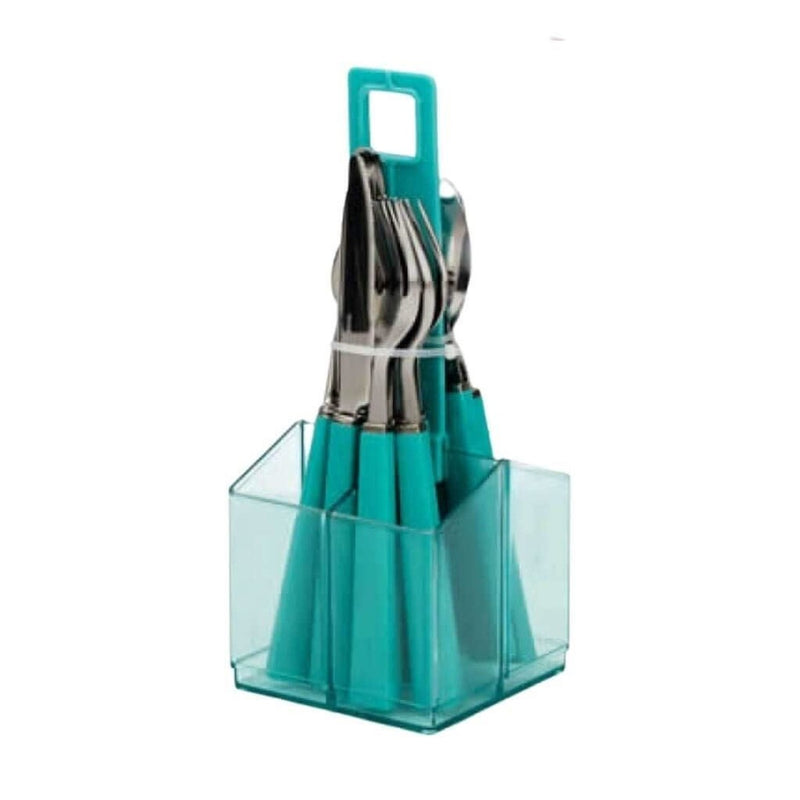 Thetford Aqua 16Pc Cutlery Set & Holder CS2039A Thetford - UK Camping And Leisure