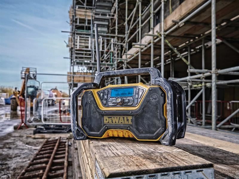 Dewalt Power Tools DCR029 Compact Bluetooth® Radio 240V & Li-ion Bare Unit DeWALT Power Tools - UK Camping And Leisure