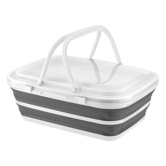 Collapsible-wares picnic basket and cooler K0207 Quest - UK Camping And Leisure