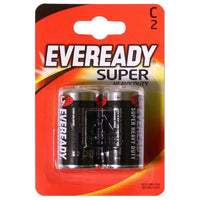 Eveready C Zinc Battery (x2) for High drain Applications