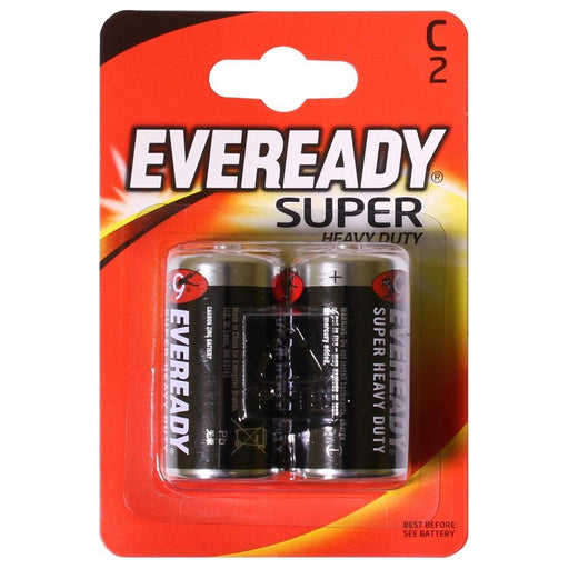 Eveready C Zinc Battery (x2) for High drain Applications Eveready - UK Camping And Leisure