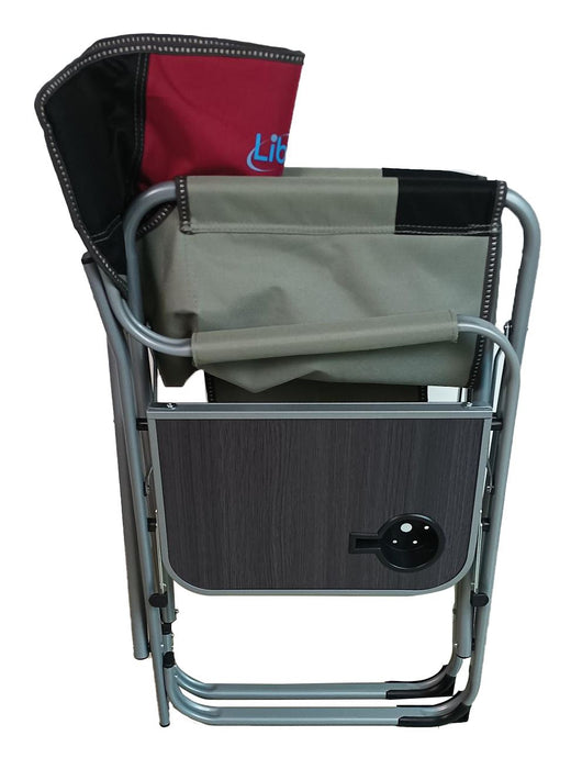 Liberty Magenta Directors Chair with Side Table Camping Caravan Liberty - UK Camping And Leisure