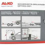 ALKO Winch 501 plus without rope 1730003 AL-KO - UK Camping And Leisure