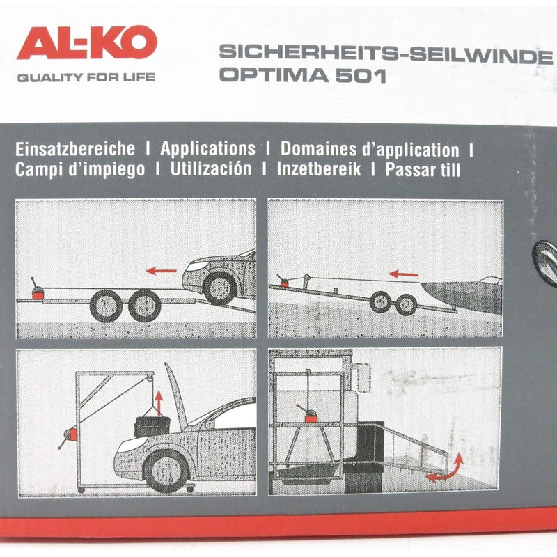 ALKO Winch 501 plus without rope 1730003 AL-KO - UK Camping And Leisure