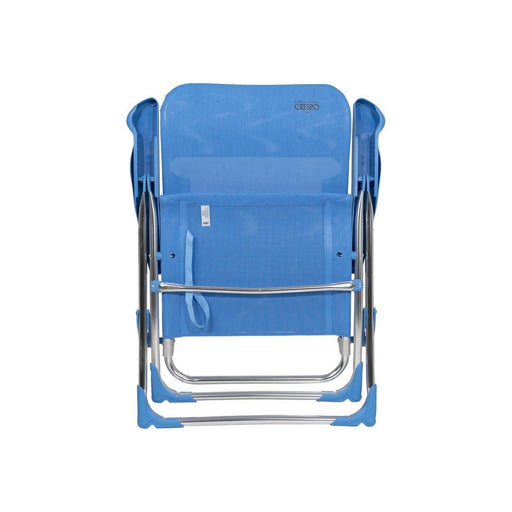 Crespo Beach Chair AL/206 Blue Crespo - UK Camping And Leisure