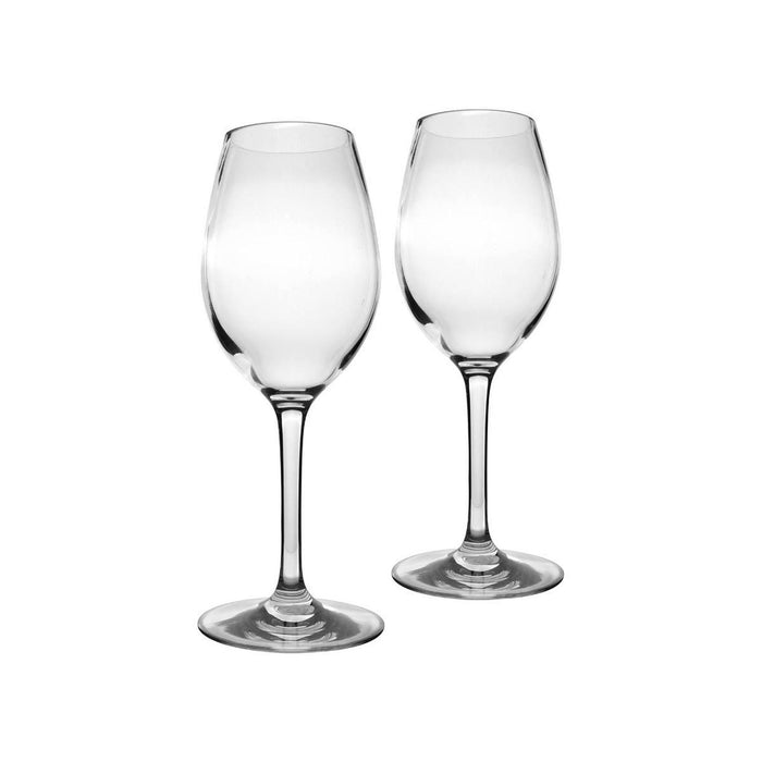 Bo-Camp White Wine Glass Non-Slip 330 ml 2 Pieces Bo-Camp - UK Camping And Leisure