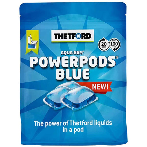 Thetford Aqua Kem PowerPods Blue (20 Pods) Thetford - UK Camping And Leisure