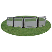 Quest Falcon Pro AirShield 500 Windbreak (3 panels - mid grey) Quest Leisure - UK Camping And Leisure
