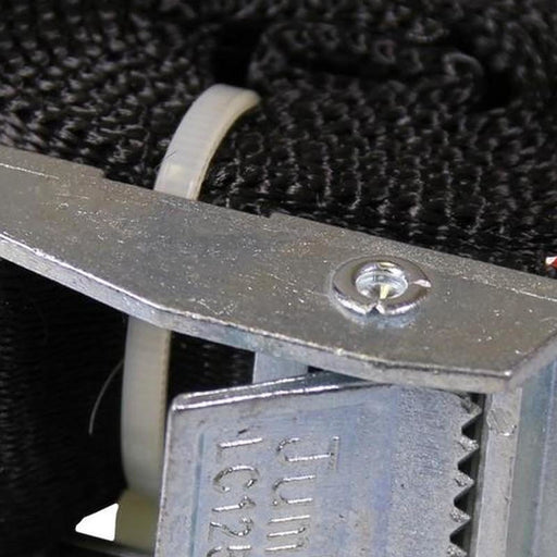 1m Black Retainer Strap and Buckle Jumbo - UK Camping And Leisure