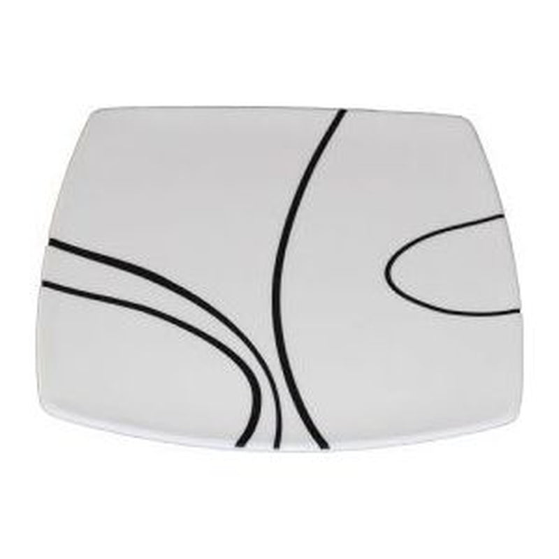 Zen Square Dinner Plate ZN657 UK Camping And Leisure - UK Camping And Leisure