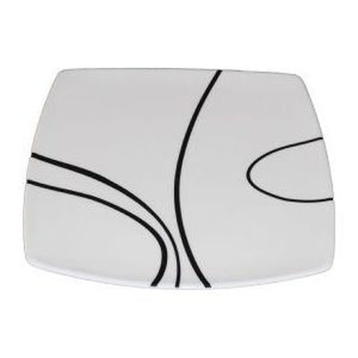 Zen Square Dinner Plate ZN657 UK Camping And Leisure - UK Camping And Leisure