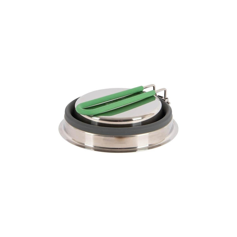 Bo-Camp Steel Pan with Lid Foldable Silicon 1.3 Litre Bo-Camp - UK Camping And Leisure