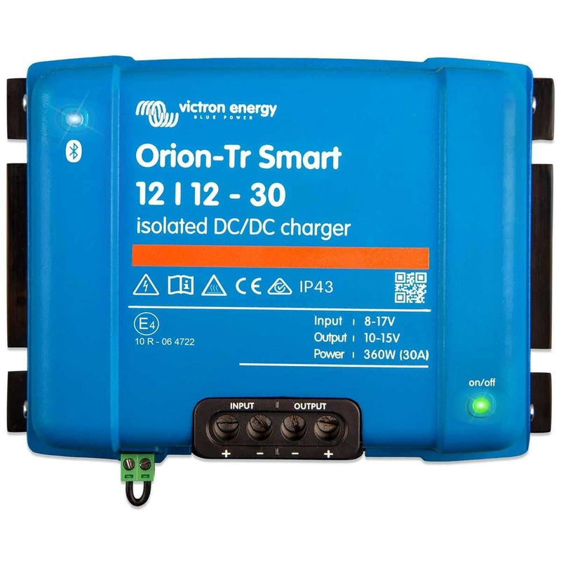 Victron Orion-Tr Smart DC-DC Charger Isolated (12V - 12V / 30A / 360W) Victron - UK Camping And Leisure