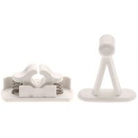 Viva Door Catch Sprung White for Caravan/Motorhomes
