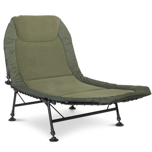 Dellonda Adjustable Bedchair with Fleece Mattress & Pillow DL78 Dellonda - UK Camping And Leisure