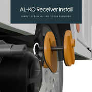 Leisurewize EVO Wheel Lock for Caravans fitted with an AL-KO receiver - View 4