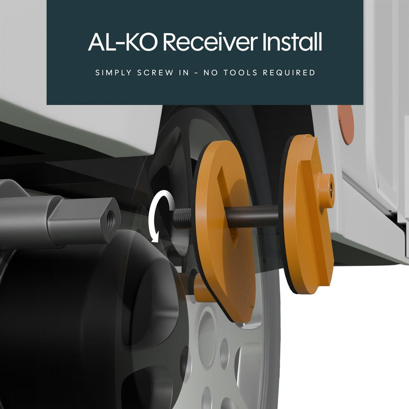 Leisurewize EVO Wheel Lock for Caravans fitted with an AL-KO receiver - View 4